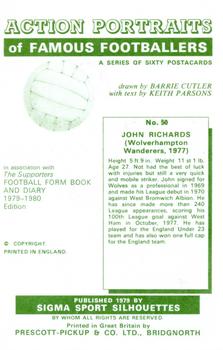 1979 Sigma Sport Silhouettes #50 John Richards Back