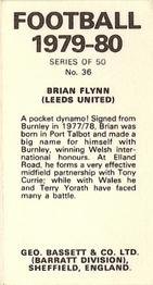 1979-80 Bassett & Co. Football #36 Brian Flynn Back