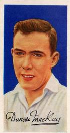 1960 Barratt & Co. Famous Footballers (A8) #37 Duncan MacKay Front