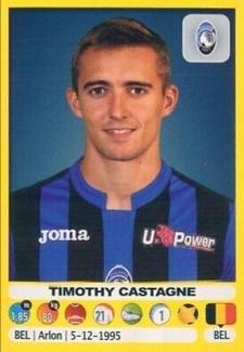 2018-19 Panini Calciatori Stickers #15 Timothy Castagne Front