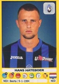 2018-19 Panini Calciatori Stickers #16 Hans Hateboer Front