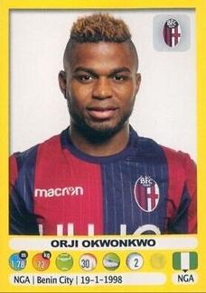 2018-19 Panini Calciatori Stickers #51 Orji Okwonkwo Front