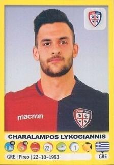 2018-19 Panini Calciatori Stickers #68 Charalampos Lykogiannis Front