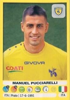 2018-19 Panini Calciatori Stickers #108 Manuel Pucciarelli Front