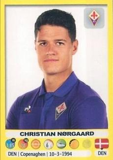 2018-19 Panini Calciatori Stickers #156 Christian Nørgaard Front