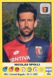 2018-19 Panini Calciatori Stickers #204 Nicolás Spolli Front