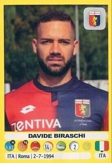 2018-19 Panini Calciatori Stickers #206 Davide Biraschi Front