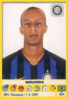 2018-19 Panini Calciatori Stickers #233 Miranda Front