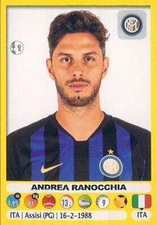 2018-19 Panini Calciatori Stickers #234 Andrea Ranocchia Front