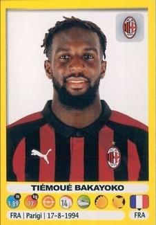 2018-19 Panini Calciatori Stickers #327 Tiemoue Bakayoko Front