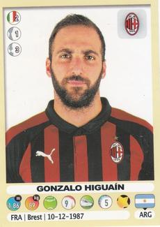2018-19 Panini Calciatori Stickers #336 Gonzalo Higuaín Front