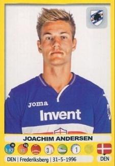 2018-19 Panini Calciatori Stickers #428 Joachim Andersen Front