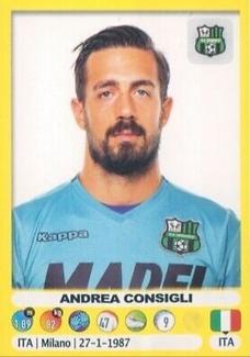 2018-19 Panini Calciatori Stickers #453 Andrea Consigli Front