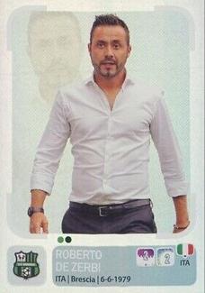 2018-19 Panini Calciatori Stickers #480 Roberto De Zerbi Front