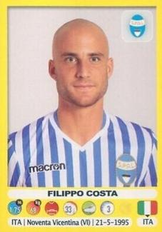 2018-19 Panini Calciatori Stickers #488 Filippo Costa Front