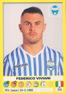 2018-19 Panini Calciatori Stickers #492 Federico Viviani Front