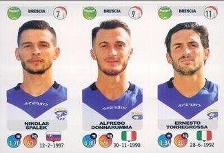 2018-19 Panini Calciatori Stickers #587 Nikolas Špalek / Alfredo Donnarumma / Ernesto Torregrossa Front