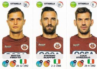 2018-19 Panini Calciatori Stickers #602 Mattia Finotto / Stefano Scappini / Luca Strizzolo Front