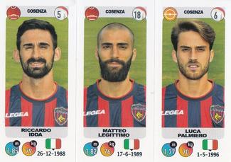 2018-19 Panini Calciatori Stickers #607 Riccardo Idda / Matteo Legittimo / Luca Palmiero Front
