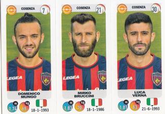 2018-19 Panini Calciatori Stickers #608 Domenico Mungo / Mirko Bruccini / Luca Verna Front