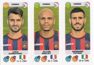 2018-19 Panini Calciatori Stickers #609 Luca Garritano / Allan Baclet / Gennaro Tutino Front