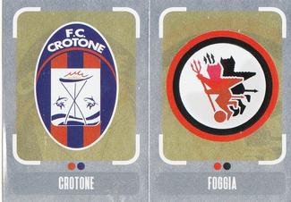 2018-19 Panini Calciatori Stickers #618 Crotone Shield / Foggia Shield Front