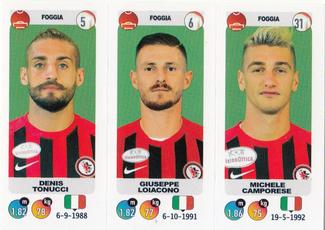 2018-19 Panini Calciatori Stickers #628 Denis Tonucci / Giuseppe Loiacono / Michele Camporese Front