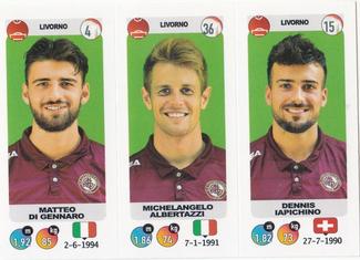 2018-19 Panini Calciatori Stickers #651 Matteo Di Gennaro / Michelangelo Albertazzi / Dennis Iapichino Front