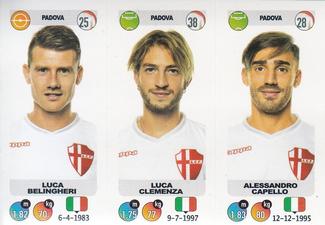 2018-19 Panini Calciatori Stickers #661 Luca Belingheri / Luca Clemenza / Alessandro Capello Front