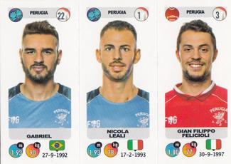 2018-19 Panini Calciatori Stickers #672 Gabriel / Nicola Leali / Gian Filippo Felicioli Front
