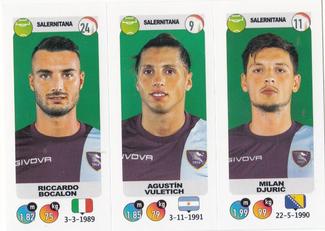2018-19 Panini Calciatori Stickers #692 Riccardo Bocalon / Agustín Vuletich / Milan Djurić Front