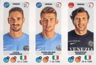 2018-19 Panini Calciatori Stickers #702 Luca Lezzerini / Guglielmo Vicario / Maurizio Domizzi Front