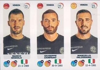 2018-19 Panini Calciatori Stickers #704 Marco Modolo / Giuseppe Zampano / Marcello Falzerano Front