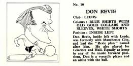 1960 Chix Confectionery Footballers #10 Don Revie Back