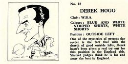 1960 Chix Confectionery Footballers #18 Derek Hogg Back