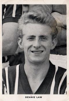 1961 Leaf Footballers #19 Denis Law Front