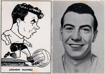 1961 Leaf Portrait & Caricature #9 Johnny Haynes Front