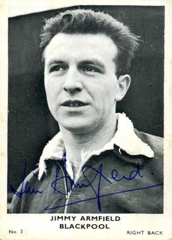 1961 A&BC Footballers #3 Jimmy Armfield Front