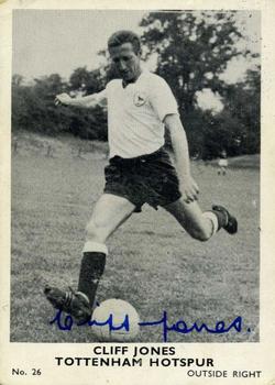 1961 A&BC Footballers #26 Cliff Jones Front