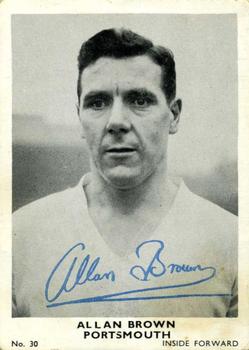 1961 A&BC Footballers #30 Allan Brown Front