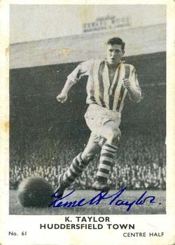 1961 A&BC Footballers #61 Ken Taylor Front