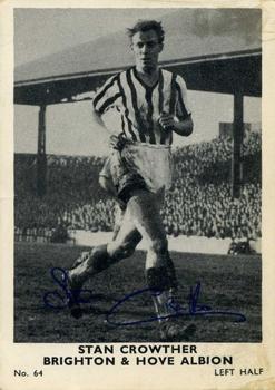 1961 A&BC Footballers #64 Stan Crowther Front