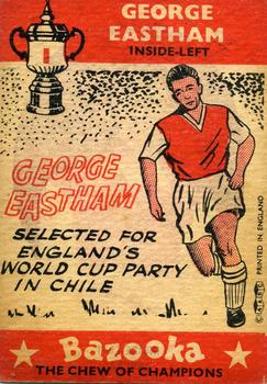 1962 A&BC Chewing Gum Bazooka #1 George Eastham Back