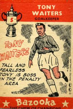 1962 A&BC Chewing Gum Bazooka #5 Tony Waiters Back