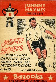 1962 A&BC Chewing Gum Bazooka #11 Johnny Haynes Back