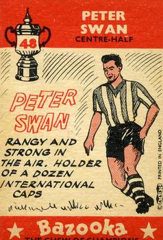1962 A&BC Chewing Gum Bazooka #48 Peter Swan Back