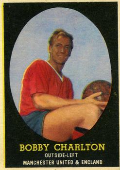 1962 A&BC Chewing Gum Bazooka #56 Bobby Charlton Front