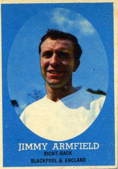 1962 A&BC Chewing Gum Bazooka #67 Jimmy Armfield Front