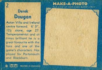 1963 A&BC Footballers #2 Derek Dougan Back