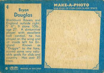 1963 A&BC Footballers #4 Bryan Douglas Back